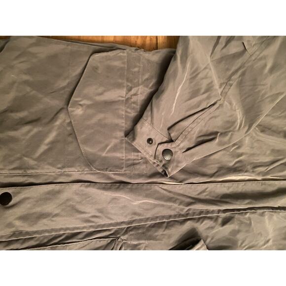 Vintage Nautica Sailing Jacket Army Green Coat 90s Olive L - Picture 4 of 13